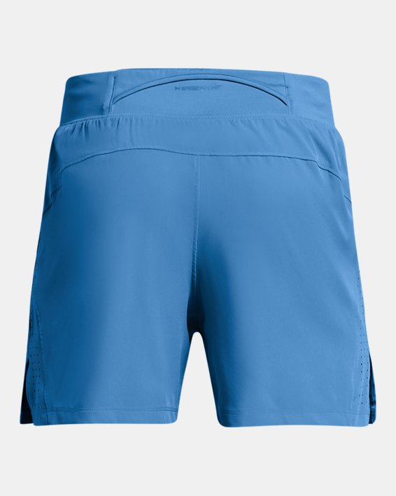 Men's UA Launch Elite 5'' Shorts in Blue image number 6